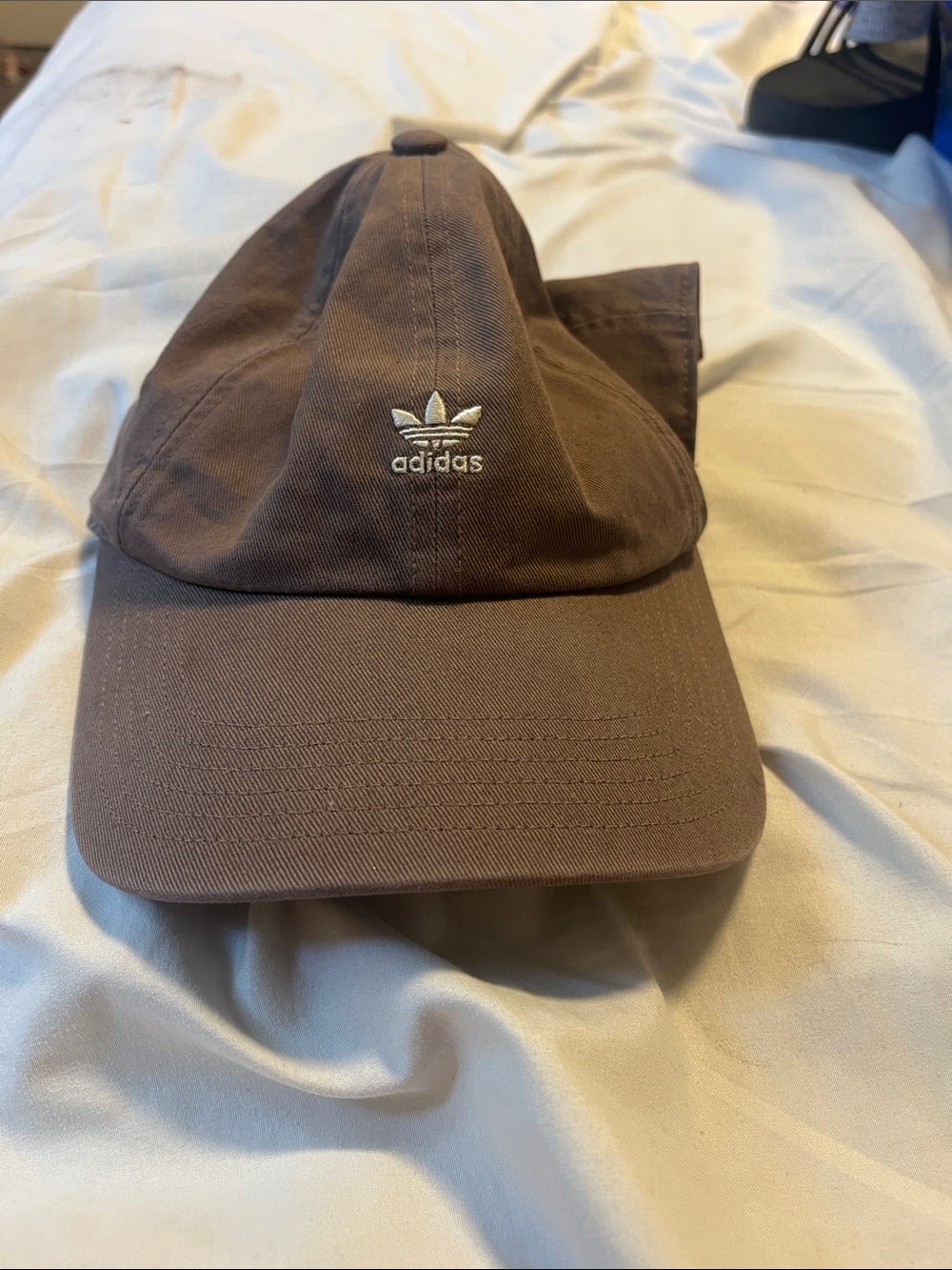 adidas Brown Trefoil Dad Hat - Casual Adjustable Cap